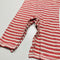 Red & White Horizontal Stripes Bodysuit