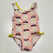 Pink Bathers with Daisy Design
