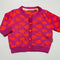 Cute Purple Cardigan with Red Love Hearts from The Kidstore