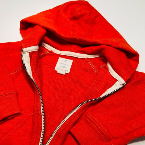 Red Zip-Up Hoodie by CR