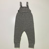 B&W Striped Overalls Soft