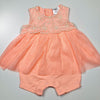 Dress Bodysuit Bright Pink with Tulle Skirt