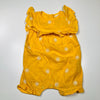 Yellow Frill Sleeve Romper 