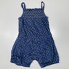 Singlet Romper Purple Polka Dots