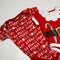 Christmas Short Sleeve Bodysuit Set