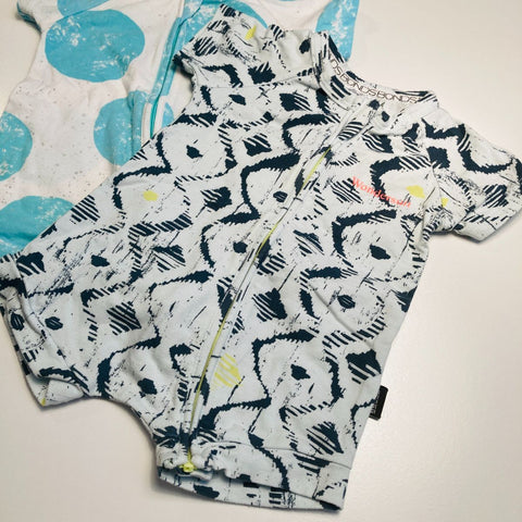 Bundle 2 x Summer Zippy Rompers