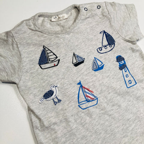 Seagulls and Sailboats Summer Romper