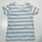 Blue and White Stripe T-shirt By Seed 