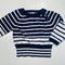 Navy & White Striped Jumper