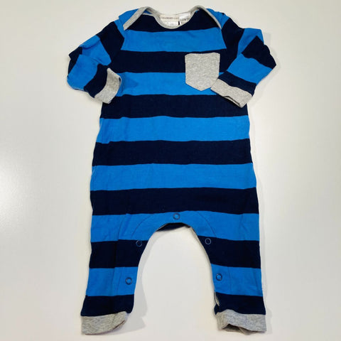 Huckleberry Lane Blue Striped Bodysuit. 