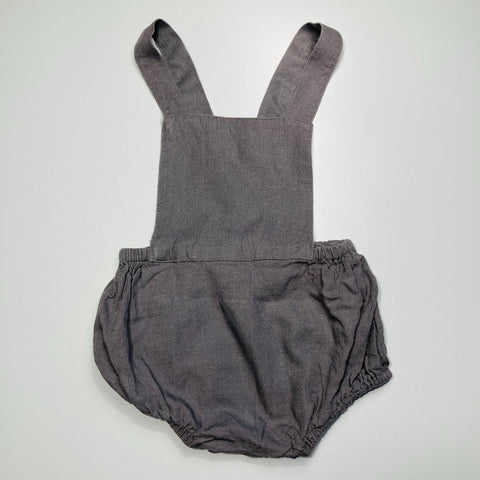 Summer Pinafore Romper Grey by Zoki Poki